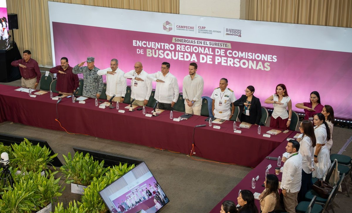 CAMPECHE FORTALECE LIDERAZGO REGIONAL EN MATERIA DE BÚSQUEDA DE PERSONAS DESAPARECIDAS