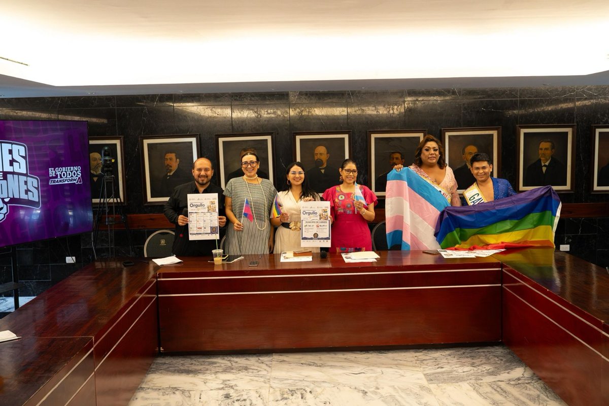 SECRETARÍA DE INCLUSIÓN PRESENTA LAS JORNADAS INTERINSTITUCIONALES DEL ORGULLO LGBTTTIQ+ 2026 EN CAMPECHE Y EL MUNICIPIO DE CARMEN