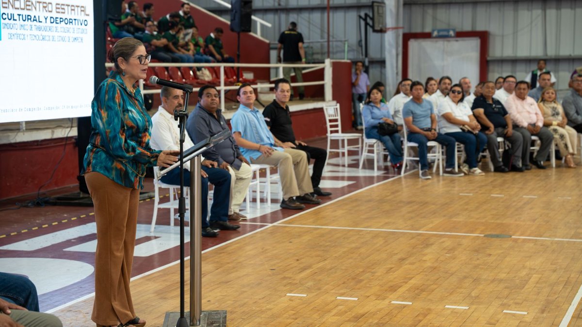 INAUGURA LIZ HERNÁNDEZ EL XVII ENCUENTRO CULTURAL Y DEPORTIVO ESTATAL 2026 DEL SUTCECYTECAM