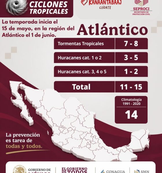 PROTECCIÓN CIVIL SE TRANSFORMA PARA ESTAR MÁS CERCA DE LA GENTE ANTE LA TEMPORADA DE LLUVIAS Y CICLONES TROPICALES 2026