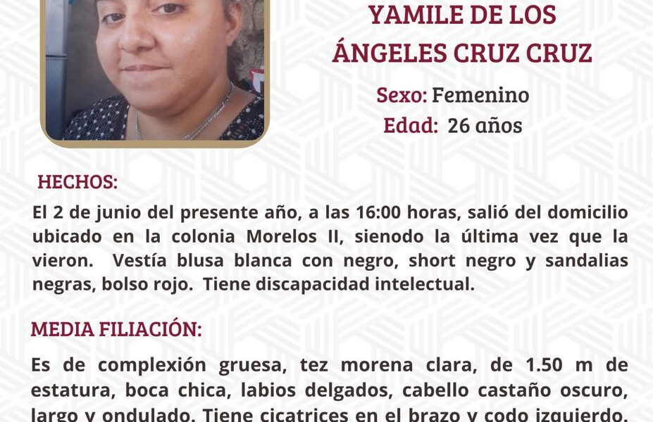 FGECAM solicita apoyo para localizar a familiares de persona identificada en ficha informativa