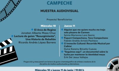 MUESTRA PECDA CAMPECHE REÚNE EL TALENTO AUDIOVISUAL DEL ESTADO EN EL CENTRO CULTURAL “EL CLAUSTRO”