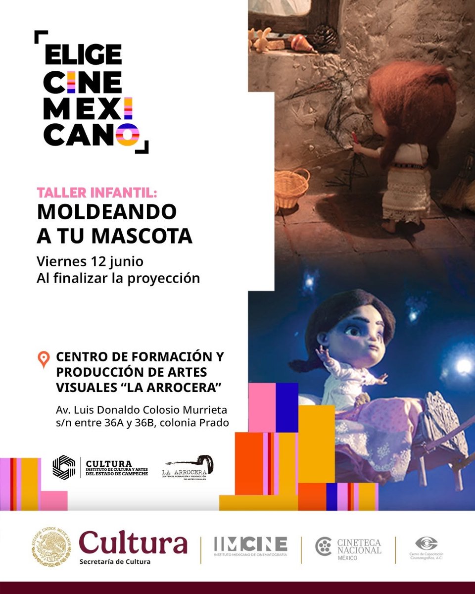 "ELIGE CINE MEXICANO" INVITA A DISFRUTAR LA PROYECCIÓN DE “MI ABUELA MATILDE” Y TALLER INFANTIL EN LA ARROCERA