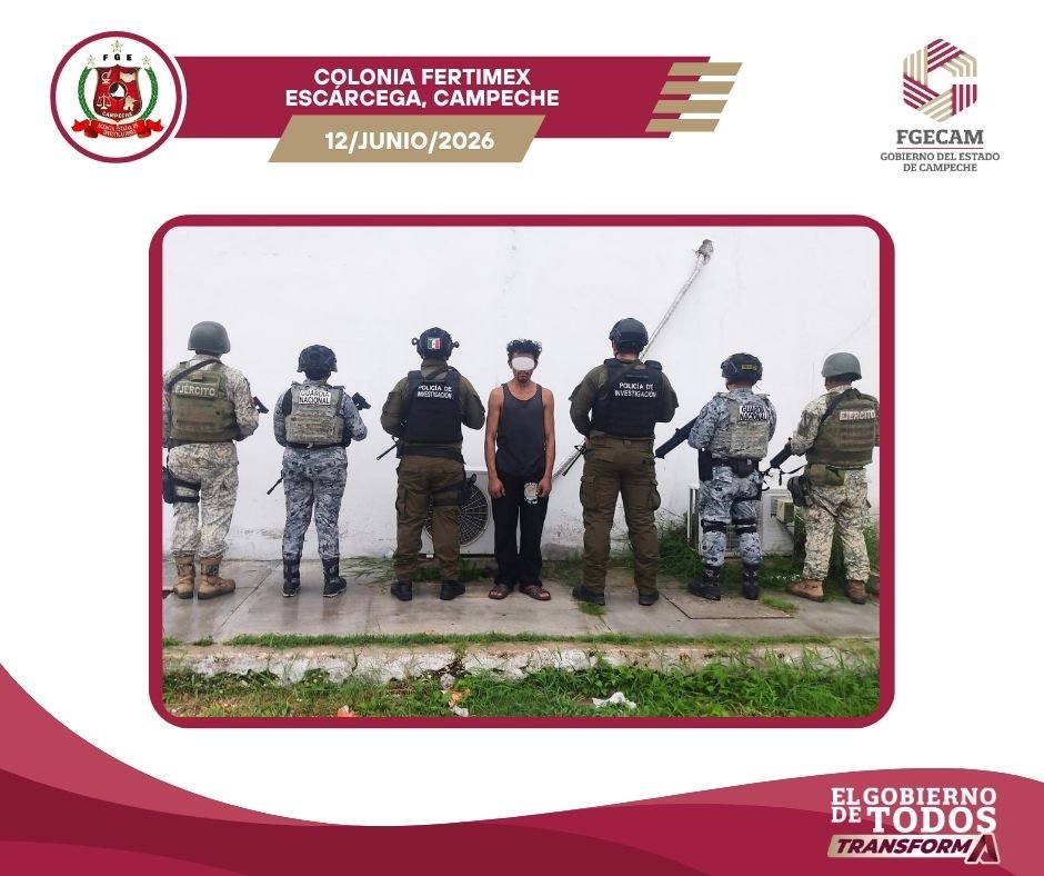REALIZA FGECAM TRES CATEOS POR NARCOMENUDEO EN ESCÁRCEGA Y CIUDAD DEL CARMEN