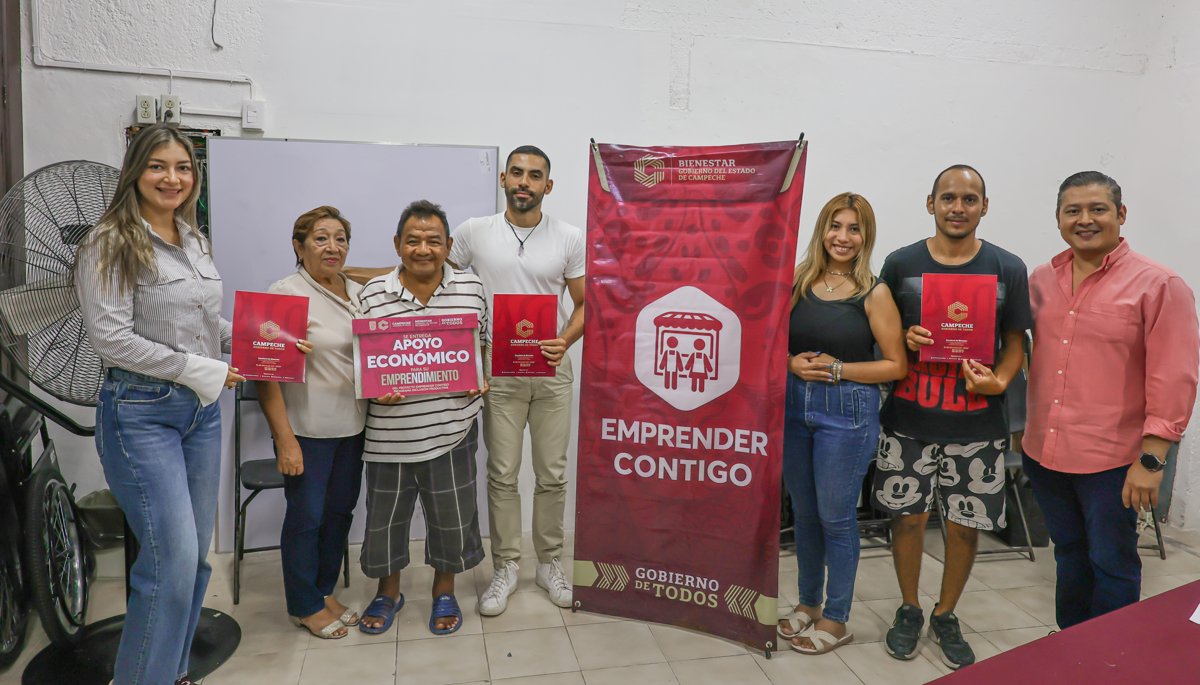 BIENESTAR ENTREGA APOYOS PARA IMPULSAR EMPRENDIMIENTOS DE FAMILIAS CAMPECHANAS