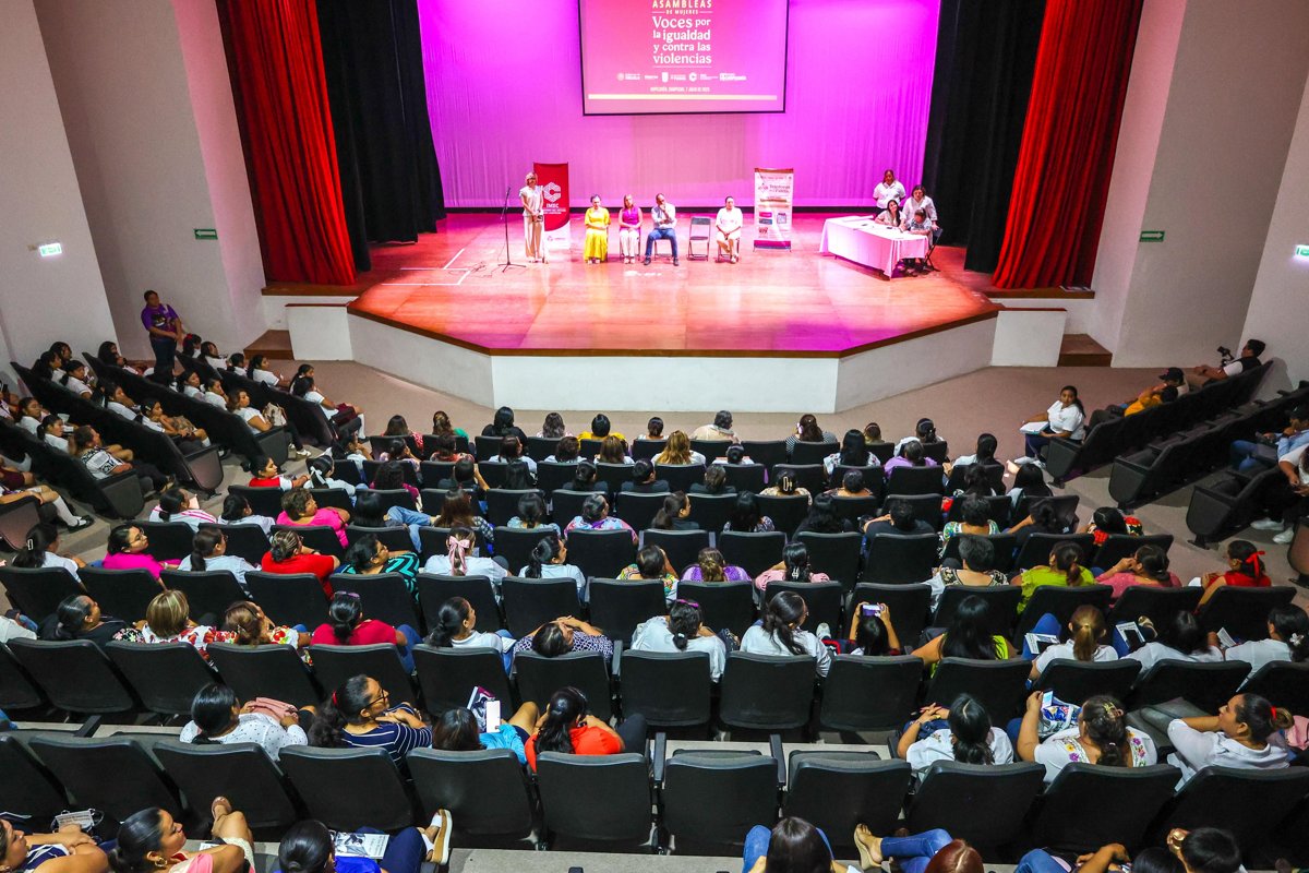 PARTICIPAN 188 MUJERES DE HOPELCHÉN EN LA “ASAMBLEA DE MUJERES, VOCES POR LA IGUALDAD Y CONTRA LAS VIOLENCIAS”