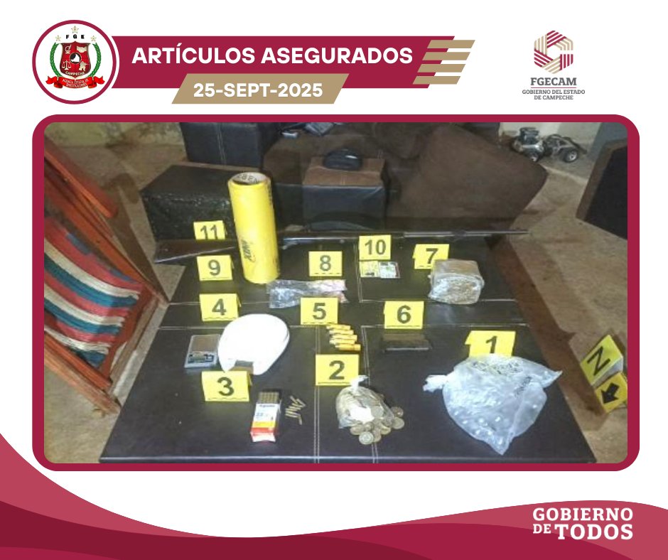 FGECAM CONTINÚA CON EL COMBATE AL NARCOMENUDEO