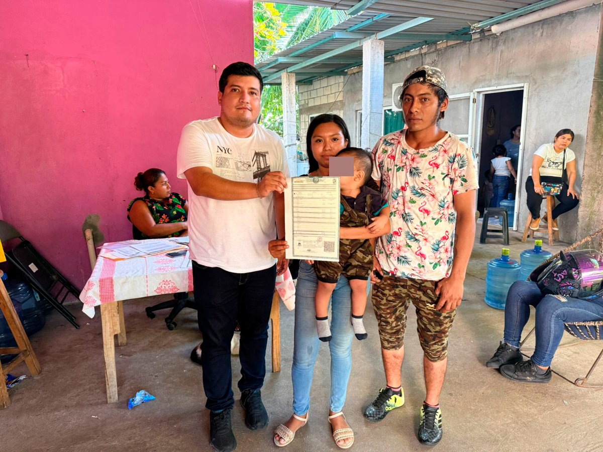 ARRANCA LA CARAVANA DEL REGISTRO CIVIL EN CAMPECHE PARA GARANTIZAR EL DERECHO A LA IDENTIDAD