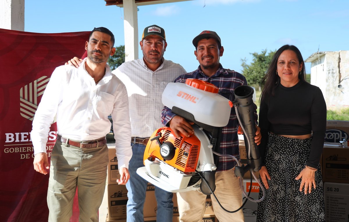 BIENESTAR RESPALDA AL SECTOR GANADERO CON ENTREGA DE EQUIPO EN CAMPECHE