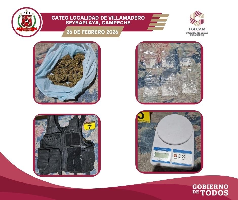 FGECAM EJECUTA DOS CATEOS EN VILLAMADERO; DOS PERSONAS ASEGURADAS