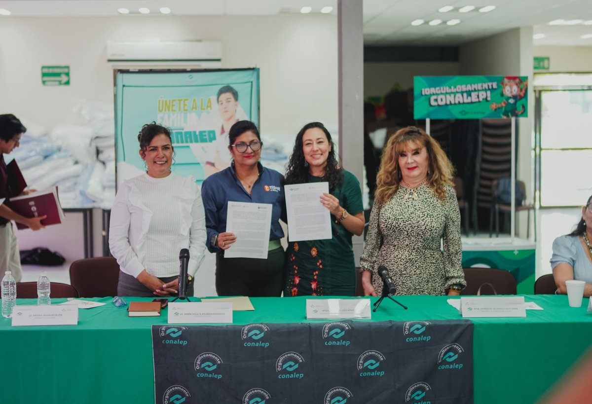CONALEP PLANTEL CIUDAD DEL CARMEN: FIRMA DE CONVENIOS ESTRATÉGICOS EN EL MARCO DE LA PRIMERA JUNTA DE VINCULACIÓN 2026