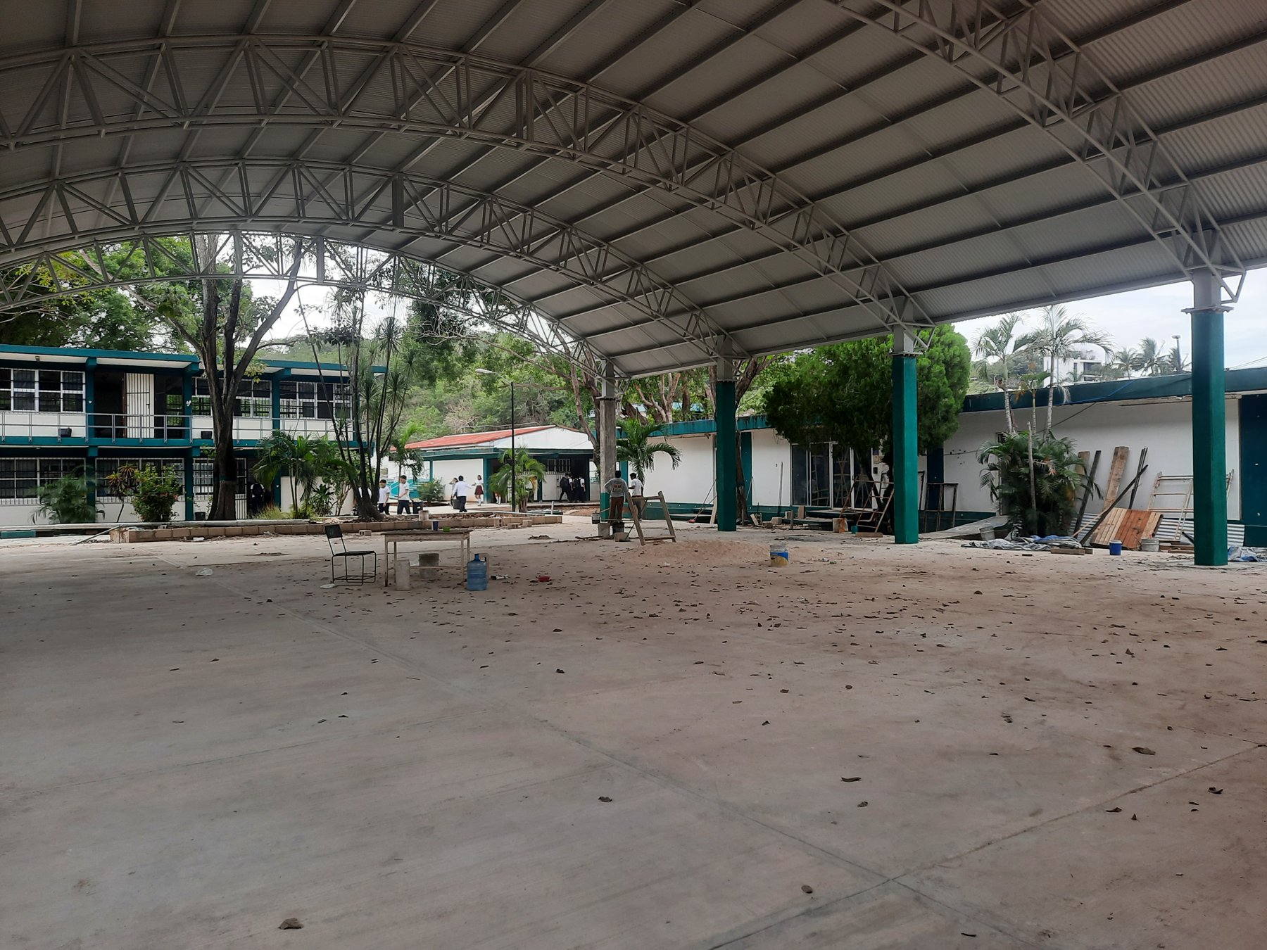 OBRAS EN EL PLANTEL GUILLERMO GONZALEZ GALERA CONALEP