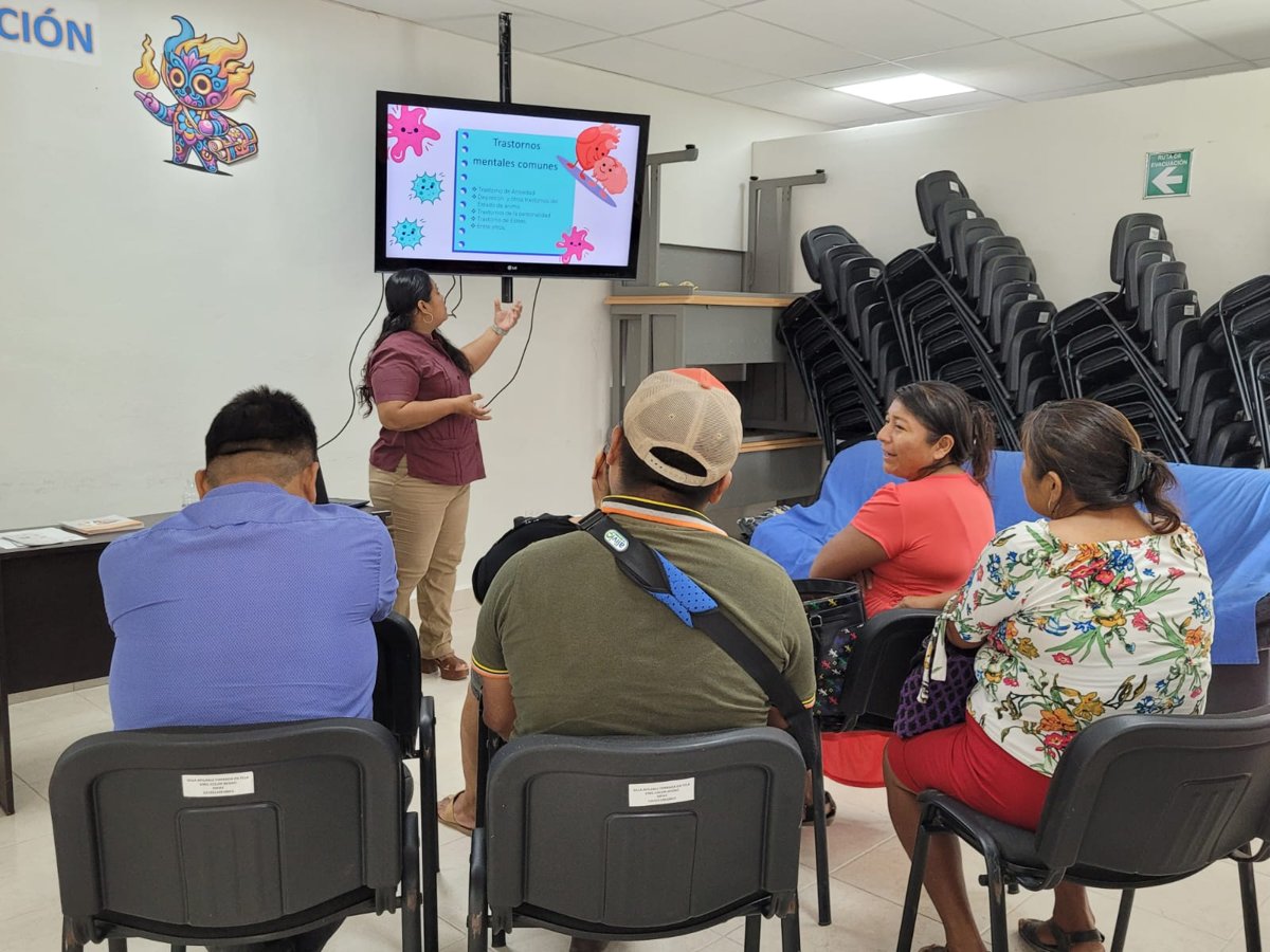 EN CANDELARIA ADIESTRAN A AGENTES COMUNITARIOS PARA DETECTAR PROBLEMAS DE SALUD MENTAL Y ADICCIONES