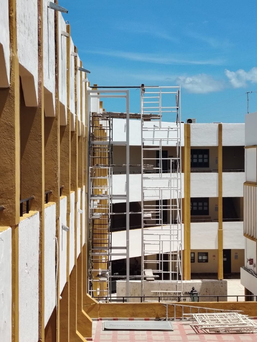 CONTINUA CON LOS TRABAJOS DE ADECUACIÓN DEL ESPACIO PARA LA COLOCACIÓN DEL ELEVADOR