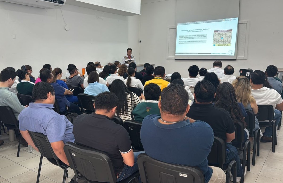 CAPACITAN A PROFESIONALES DE LA SALUD PARA FORMAR EQUIPO DE RESPUESTA RÁPIDA ESTATAL (ERRA)
