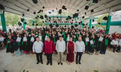 GRADUACION DE 590 ALUMNOS DE TRES PLANTELES