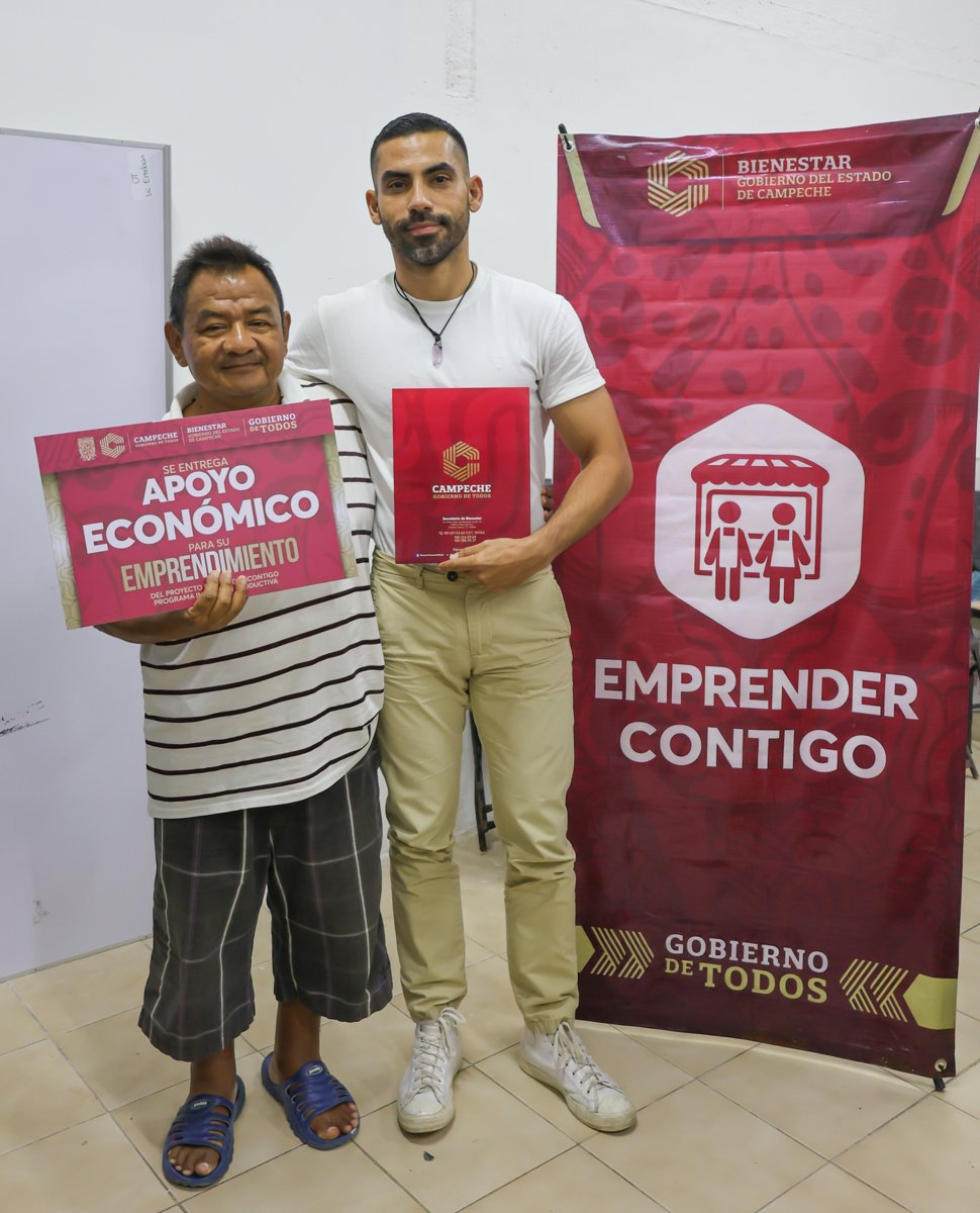 BIENESTAR ENTREGA APOYOS PARA IMPULSAR EMPRENDIMIENTOS DE FAMILIAS CAMPECHANAS