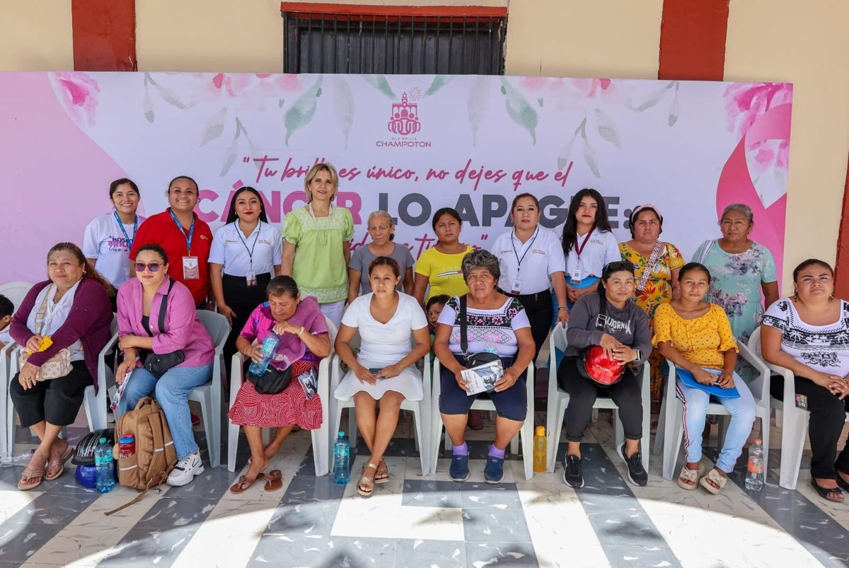 IMEC Y AYUNTAMIENTO DE CHAMPOTÓN REFUERZAN ACCIONES DE SALUD EN EL MES DE LA LUCHA CONTRA EL CÁNCER DE MAMA