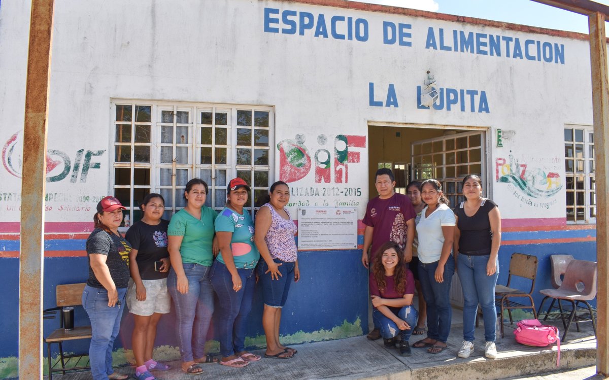 BIENESTAR FORTALECE COMEDOR COMUNITARIO “LA LUPITA” EN EL JUNCAL, PALIZADA