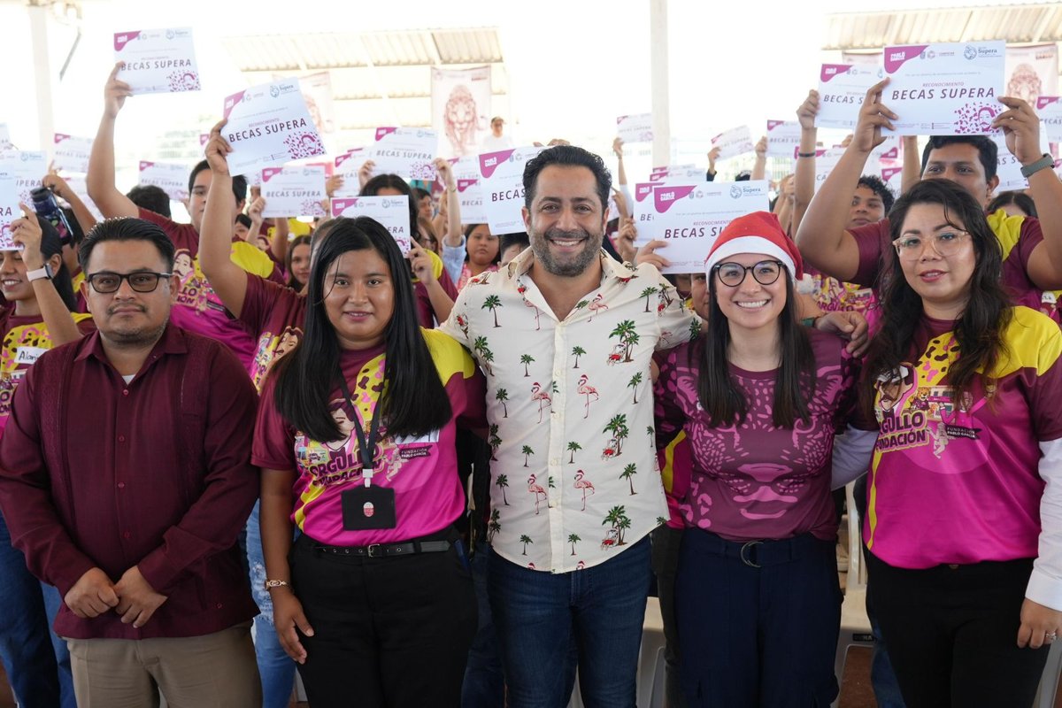 FUNDACIÓN PABLO GARCÍA REALIZA ENCUENTRO DE BECARIOS 2025 Y ENTREGA DE BECAS SÚPERA FASE 2 EN CIUDAD DEL CARMEN