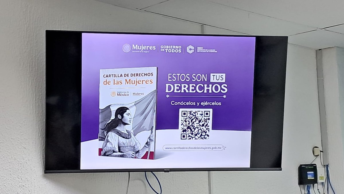IMEC PRESENTA LA CARTILLA DE DERECHOS DE LAS MUJERES EN LA CODHECAM