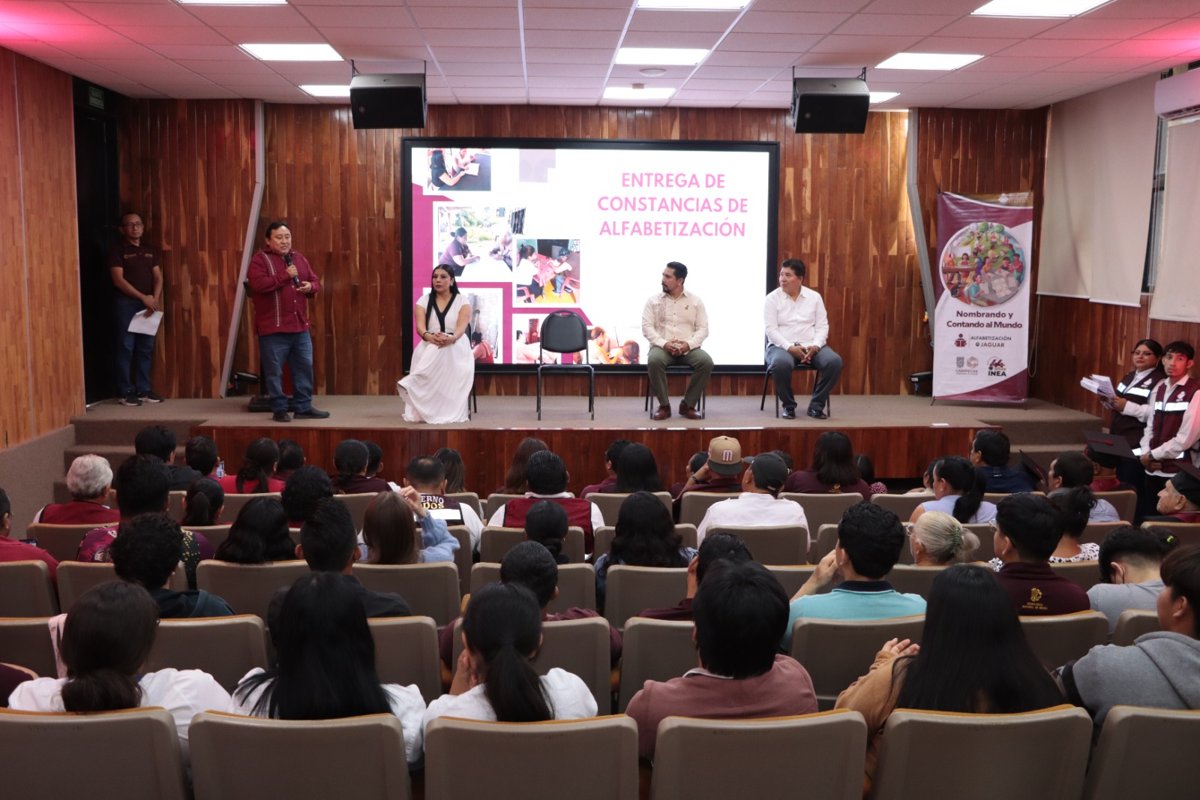 “CON EL RESPALDO DEL IEEA Y EL ITSE, MÁS PERSONAS ADULTAS APRENDEN A LEER Y ESCRIBIR A TRAVÉS DEL PROGRAMA ALFABETIZATEC”