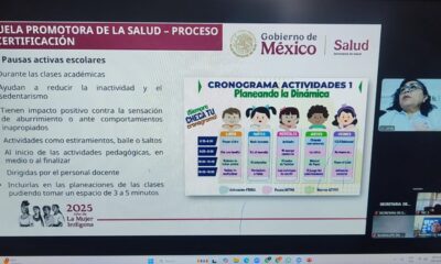 SEDUC Y SALUD CAPACITAN A DIRECTIVOS DE ESCUELAS PROMOTORAS DE LA SALUD