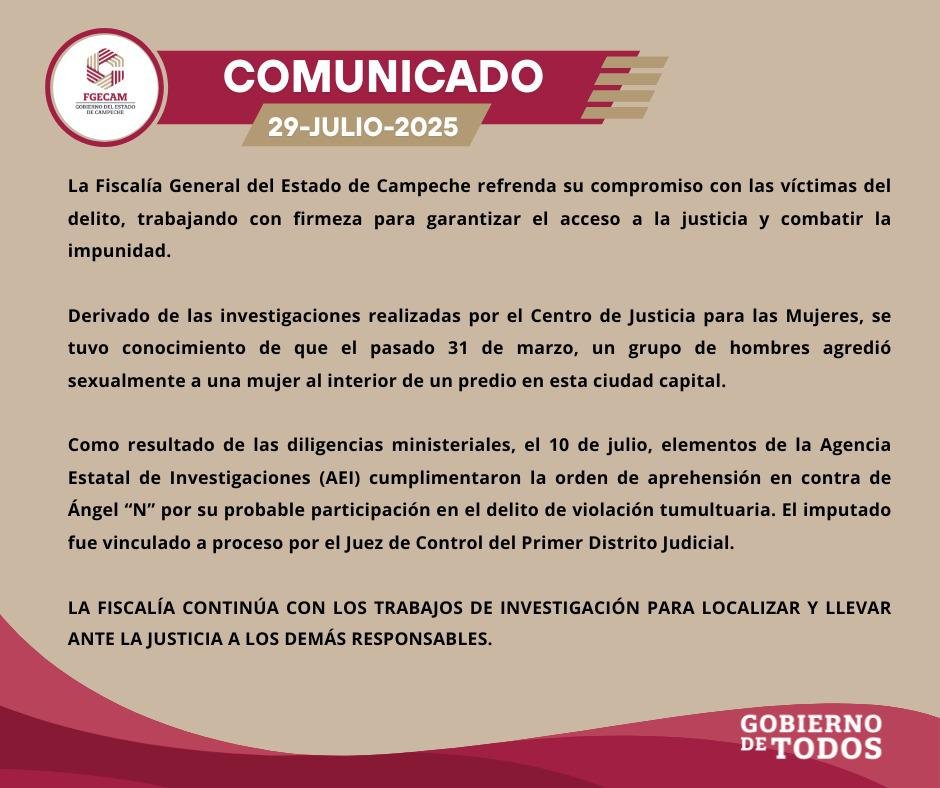 LA FGECAM REFRENDA SU COMPROMISO CON LAS VÍCTIMAS DEL DELITO, TRABAJANDO CON FIRMEZA PARA GARANTIZAR EL ACCESO A LA JUSTICIA Y COMBATIR LA IMPUNIDAD