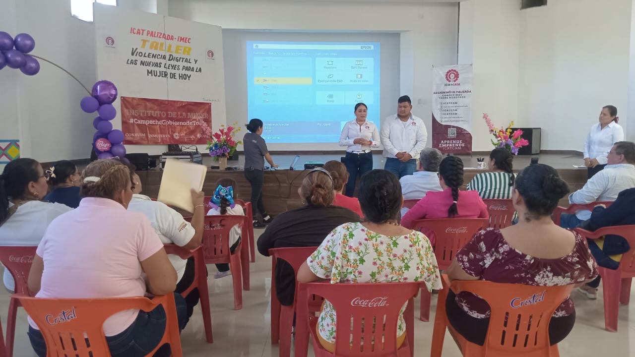 EVENTO DEL ICAT ACCIÓN MÓVIL PALIZADA EN MARCO DE LOS 16 DÍAS DE ACTIVISMO CONTRA LA VIOLENCIA DE GENERO