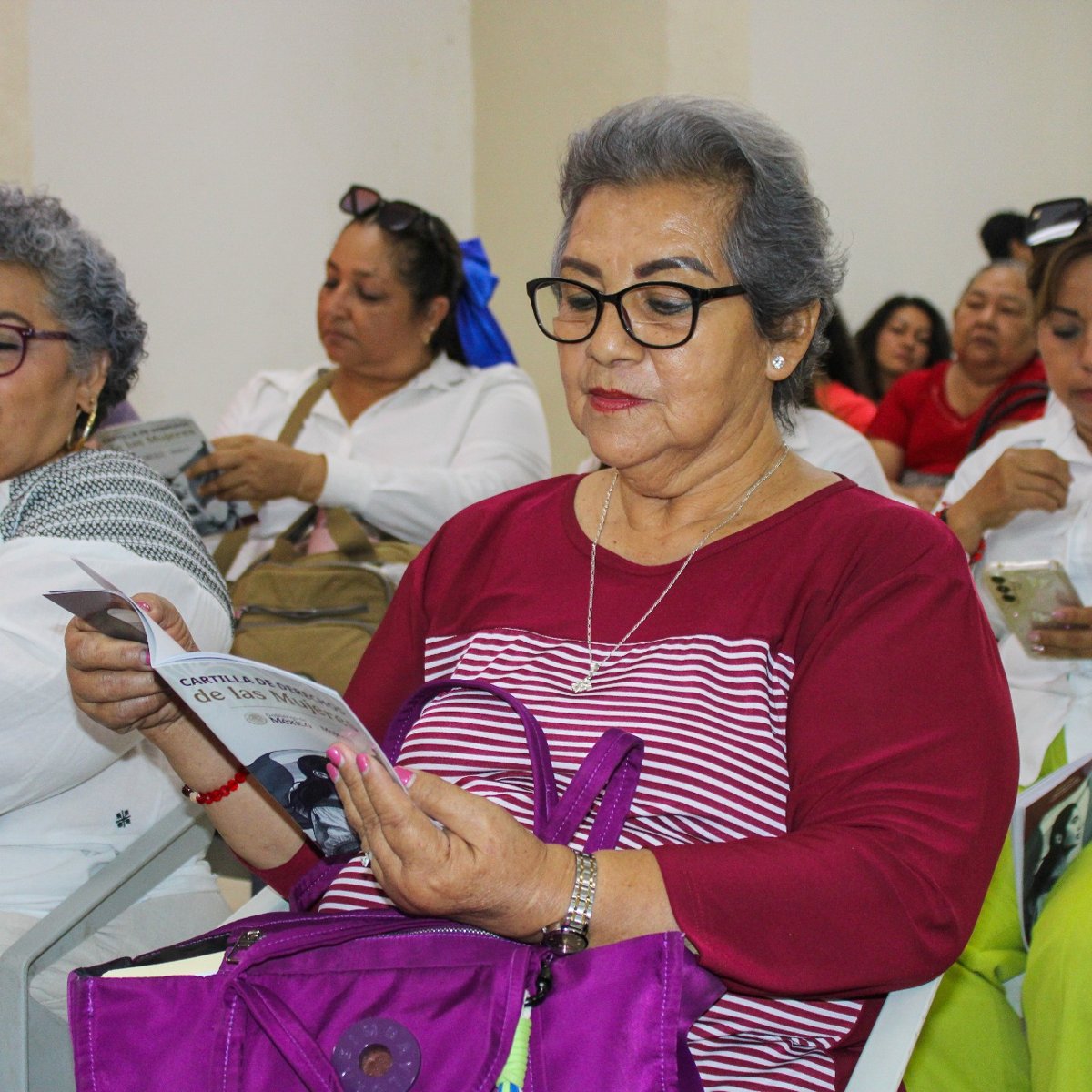 PARTICIPAN 100 MUJERES DE CHAMPOTÓN EN LA “ASAMBLEA DE MUJERES, VOCES POR LA IGUALDAD Y CONTRA LAS VIOLENCIAS”