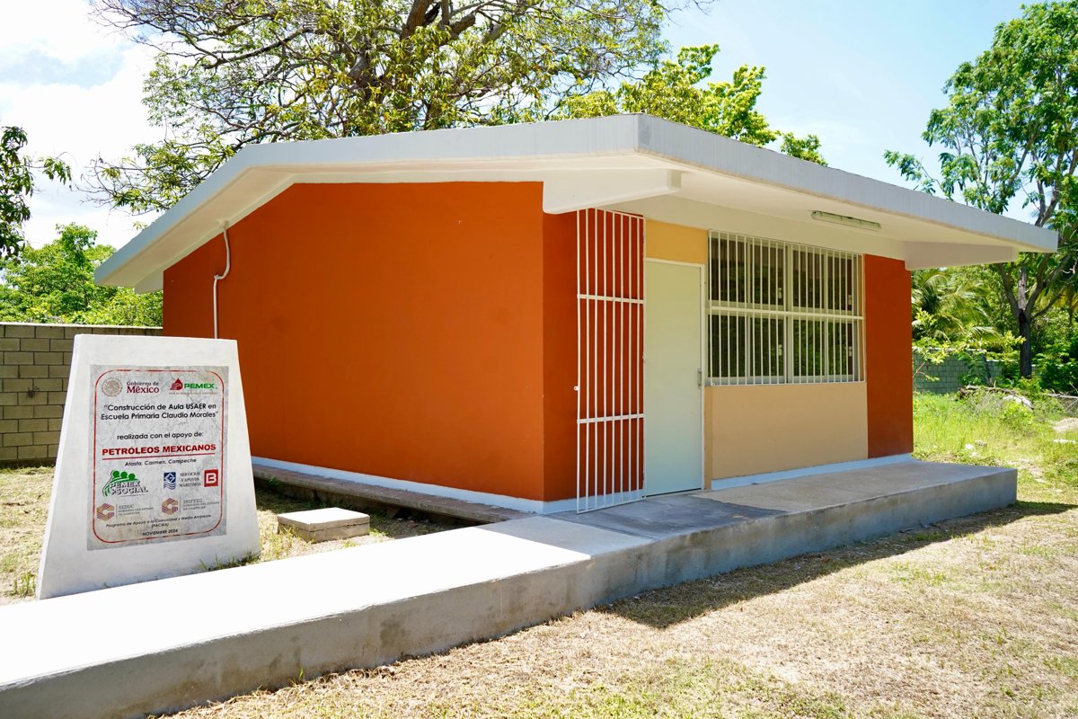 PEMEX FORTALECE LA EDUCACIÓN EN CAMPECHE CON OBRAS DE INFRAESTRUCTURA ESCOLAR A TRAVÉS DEL PACMA 2025