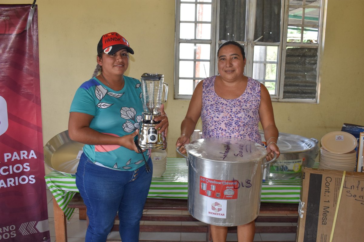 BIENESTAR FORTALECE COMEDOR COMUNITARIO “LA LUPITA” EN EL JUNCAL, PALIZADA