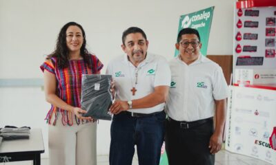 ENTREGA DE MATERIAL DE TRABAJO A PERSONAL CONALEP PLANTEL DZITBALCHÉ