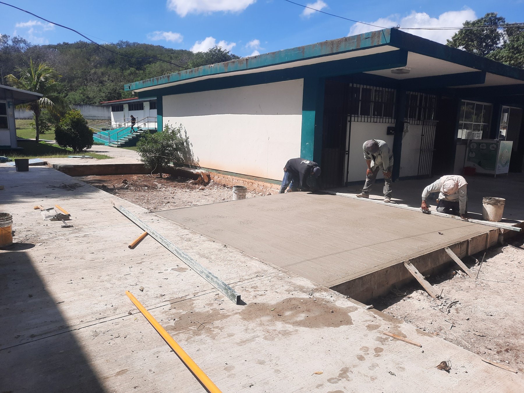 OBRAS EN EL PLANTEL GUILLERMO GONZALEZ GALERA CONALEP