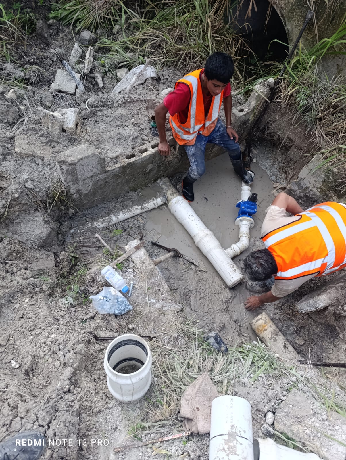 MÁS LOCALIDADES TENDRÁN AGUA GRACIAS A LA REHABILITACIÓN DE LA LINEA DE RETROCESO DEL ACUEDUCTO LÓPEZ MATEOS-XPUJIL