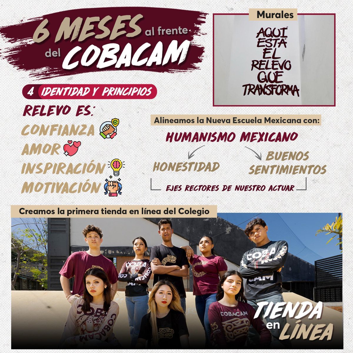 COBACAM REPORTA AVANCES SIGNIFICATIVOS EN EDUCACIÓN, INFRAESTRUCTURA Y JUSTICIA LABORAL DURANTE LOS ÚLTIMOS 6 MESES