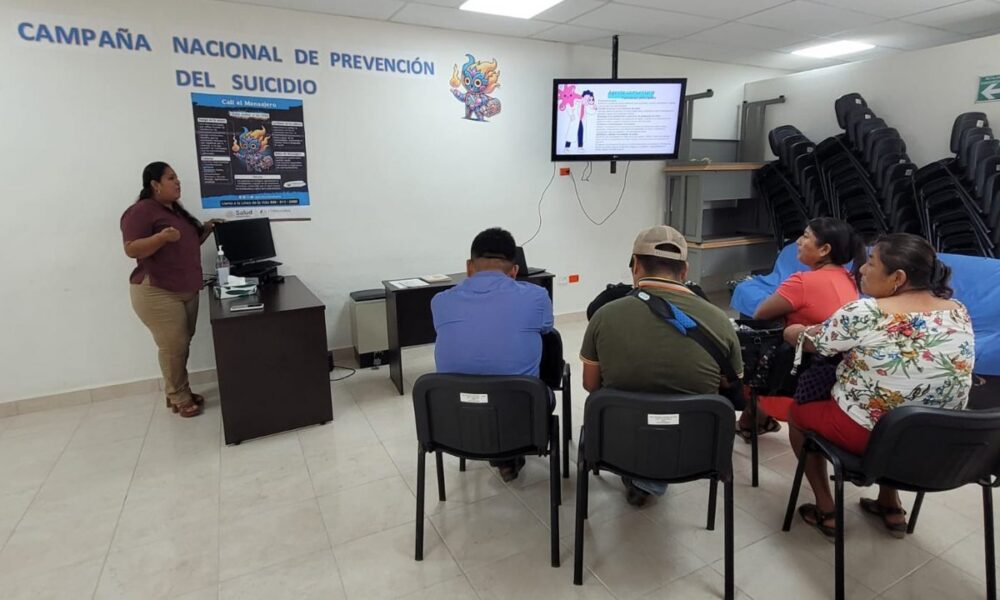EN CANDELARIA ADIESTRAN A AGENTES COMUNITARIOS PARA DETECTAR PROBLEMAS DE SALUD MENTAL Y ADICCIONES