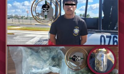 DETENIDO POR DELITOS CONTRA LA SALUD EN CAMPECHE