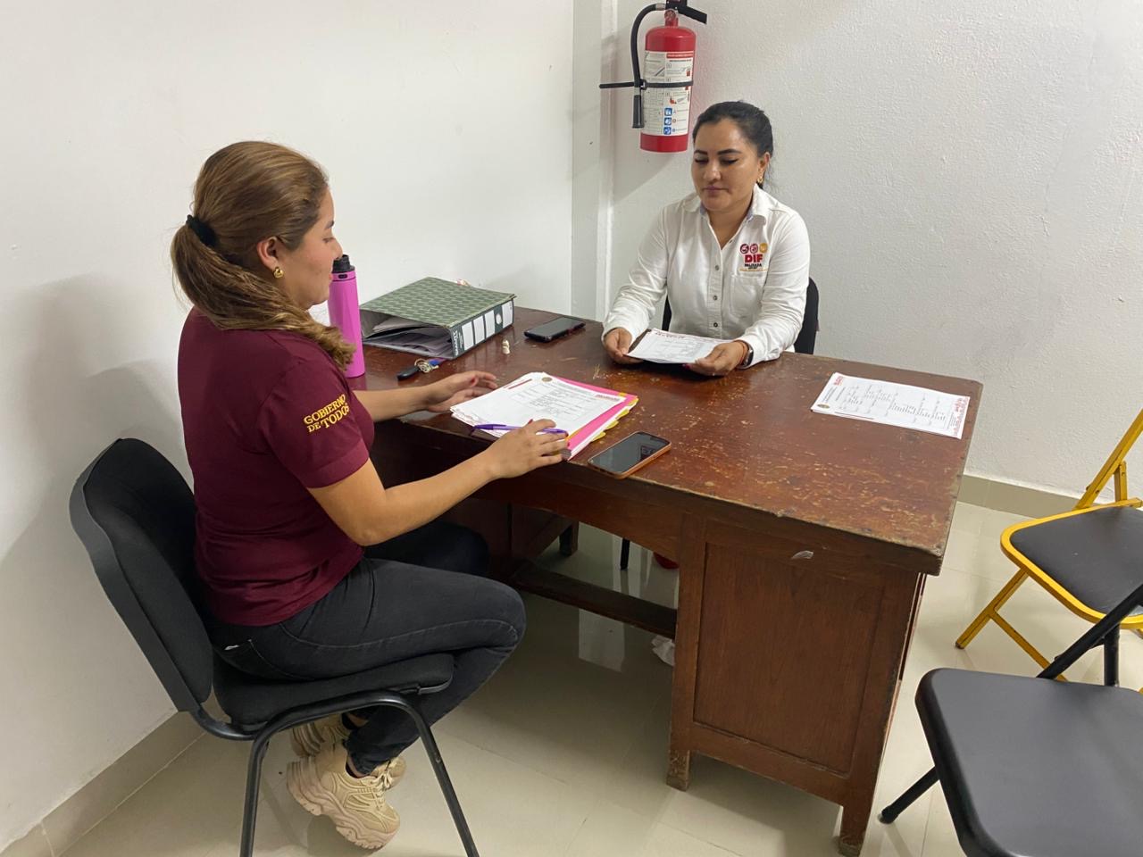REUNIÓN DEL ICAT ACCIÓN MÓVIL PALIZADA CON LA PRESIDENTA DEL DIF MUNICIPAL DE ESTE MISMO