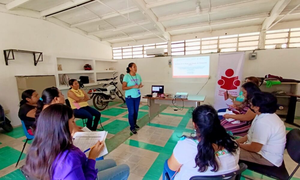 IMEC IMPARTE EL TALLER “ALIANZAS INTERGENERACIONALES” A MUJERES EN EL IEEA DE HOPELCHÉN