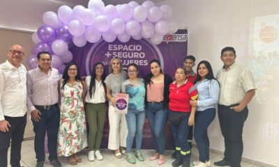 IMEC ENTREGA PLACA DE DISTINTIVO MORADO A BEPENSA DE CIUDAD DEL CARMEN
