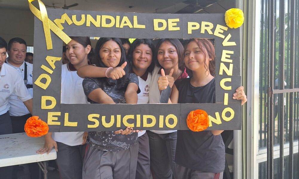 ALUMNOS DEL COBACAM PARTICIPAN EN ACTIVIDADES PREVENTIVAS