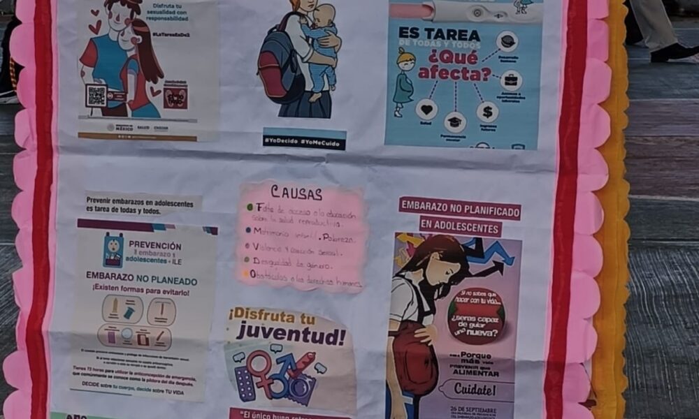 SE LLEVAN A CABO TALLERES Y PLÁTICAS PARA LA PREVENCIÓN DEL EMBARAZO