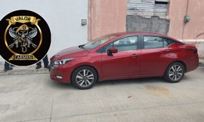 SPSC RECUPERA VEHÍCULO CON REPORTE DE ROBO EN EL MUNICIPIO DE CARMEN