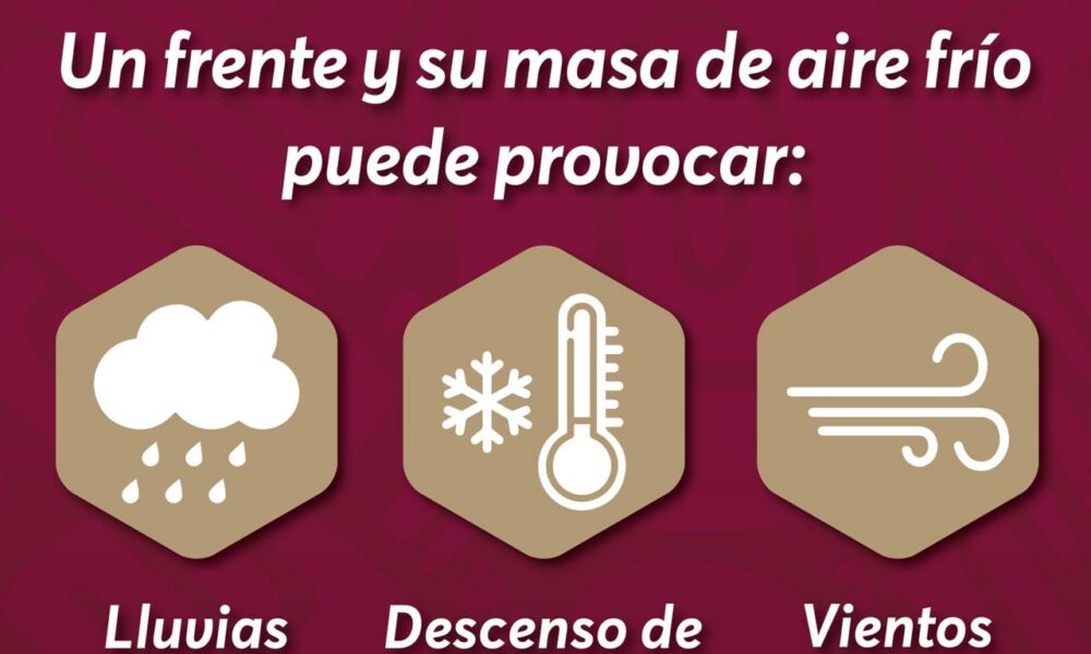 DESCENSO NOTABLE DE TEMPERATURA EN LA ENTIDAD EN LAS PRÓXIMAS HORAS