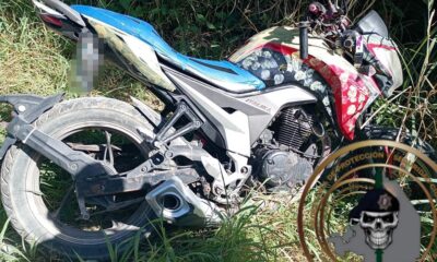 SPSC RECUPERA MOTOCICLETA CON REPORTE DE ROBO EN LA CAPITAL DEL ESTADO