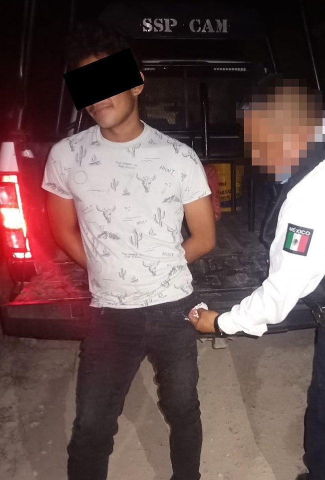 SPSC ASEGURA A DOS PERSONAS EN POSESIÓN DE PRESUNTA DROGA EN LA CAPITAL DEL ESTADO