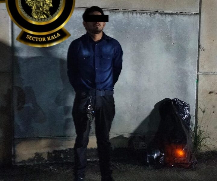 SPSC ASEGURA A SUJETO EN LA CAPITAL DEL ESTADO