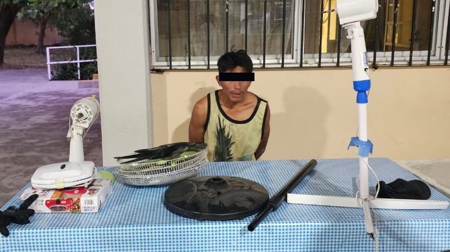 SPSC ASEGURA A SUJETO EN LA CAPITAL DEL ESTADO