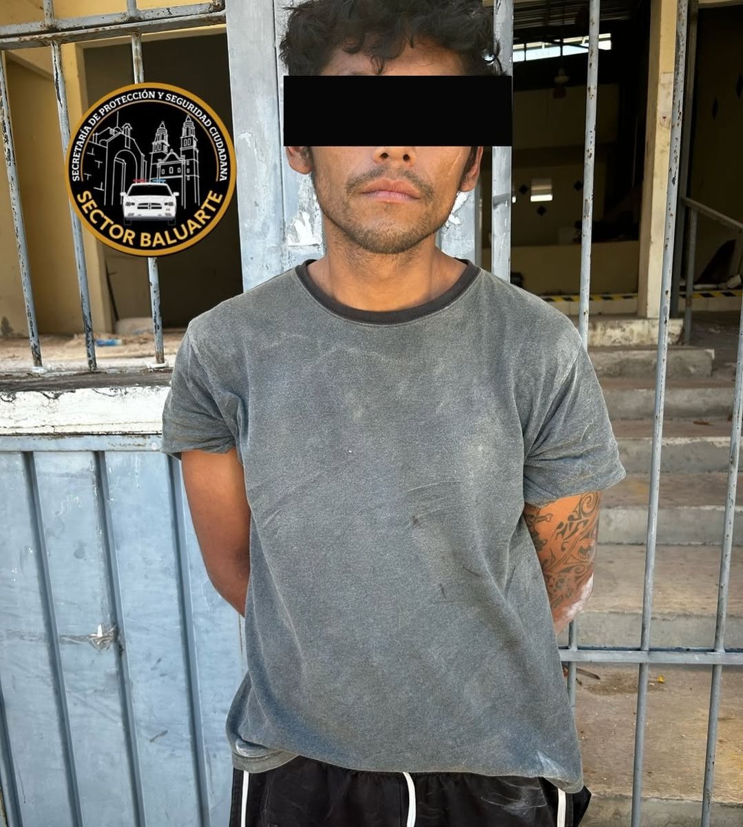 SPSC ASEGURA A SUJETO EN LA CAPITAL DEL ESTADO